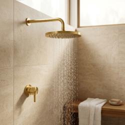 Aquanello Eterna Inbyggnad Duschset PVD Guld med 25cm Regndusch ET-S-SET7-2-60
